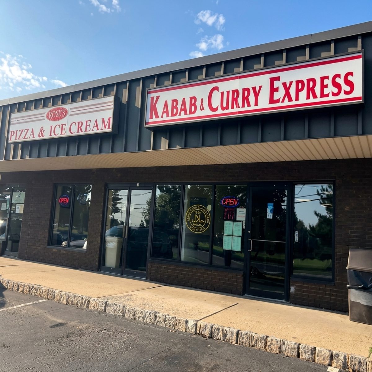 Welcome to Kabab & Curry, Rose's Pizza
