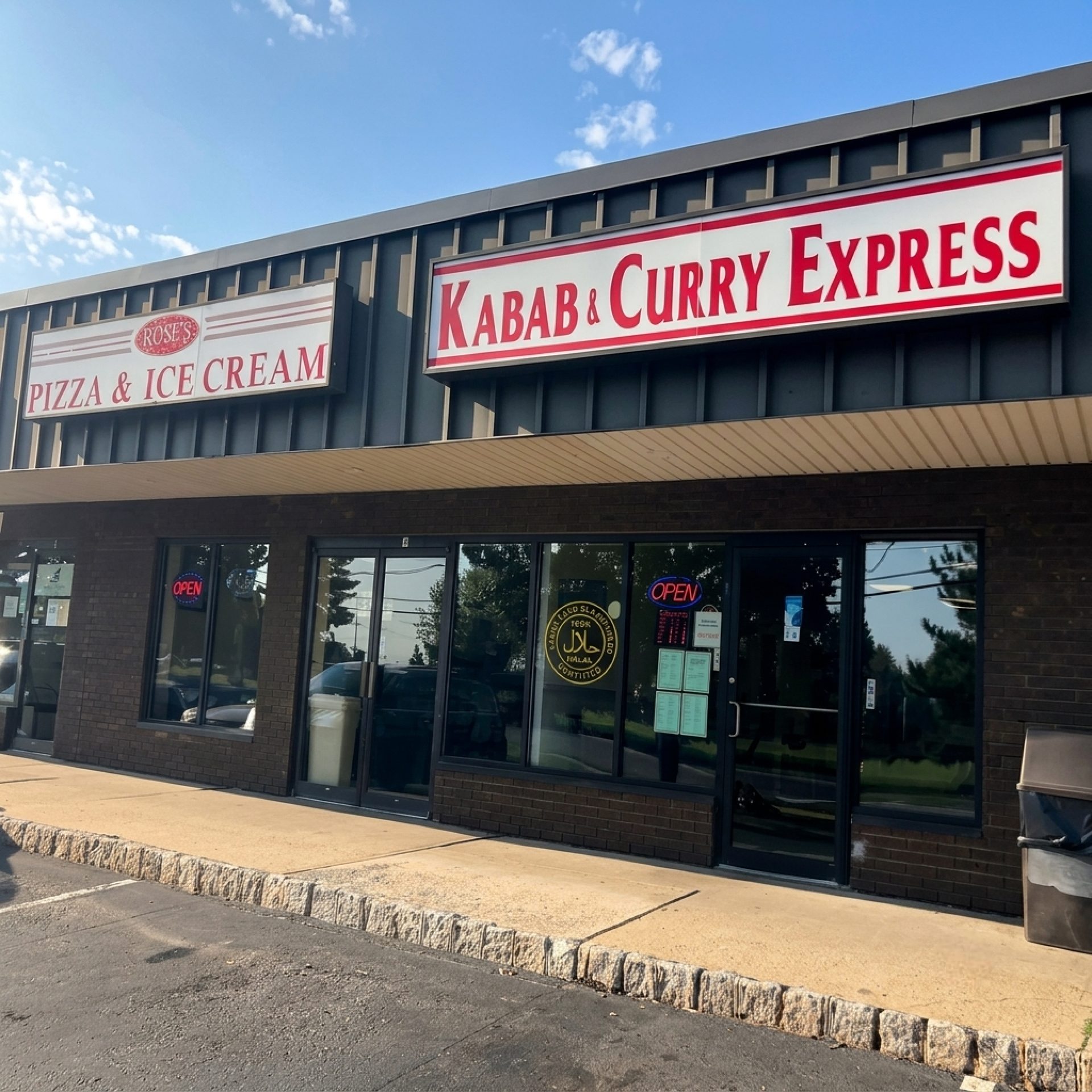 Welcome to Kabab & Curry, Rose's Pizza
