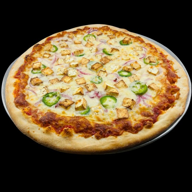 Paneer Tikka Pizza.