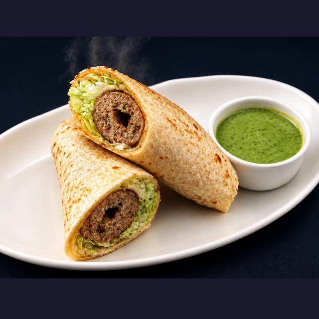 Chicken Kabab Wrap.
